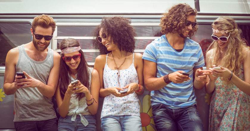 Millennials on Phones