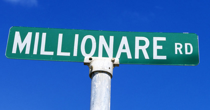 Millionaire Sign